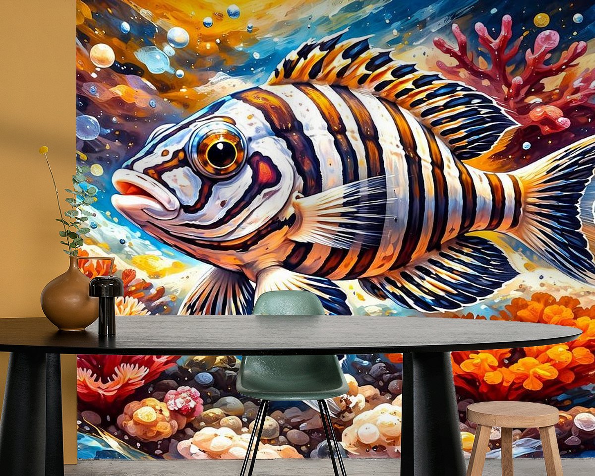 Example of the artwork in a room