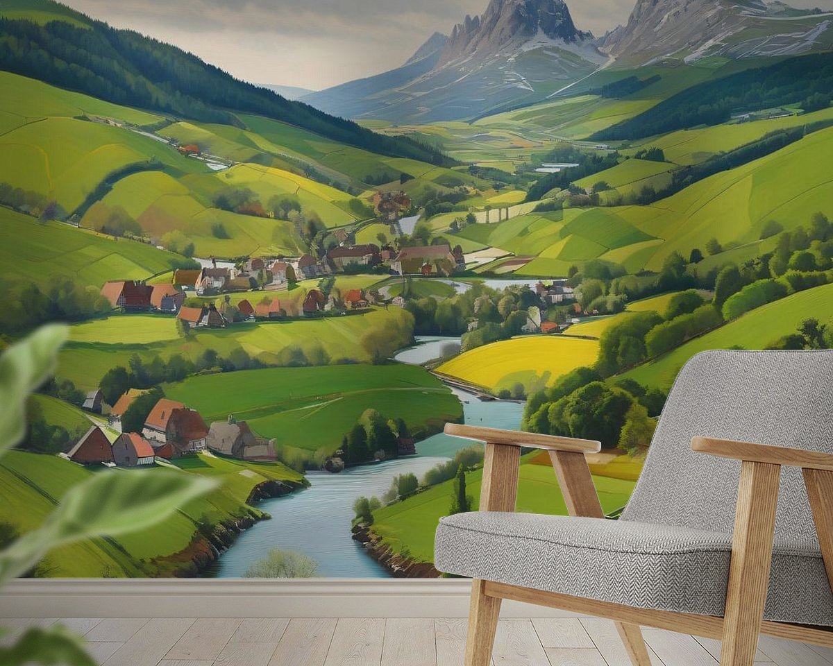 Example of the artwork in a room