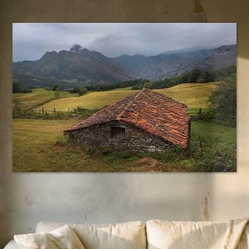 Wunderschöne Landschaft in den Picos de Europa, Asturien, Spanien von PhotoCluster