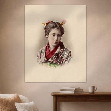 Portrait of a Japanese Woman by Marja van den Hurk