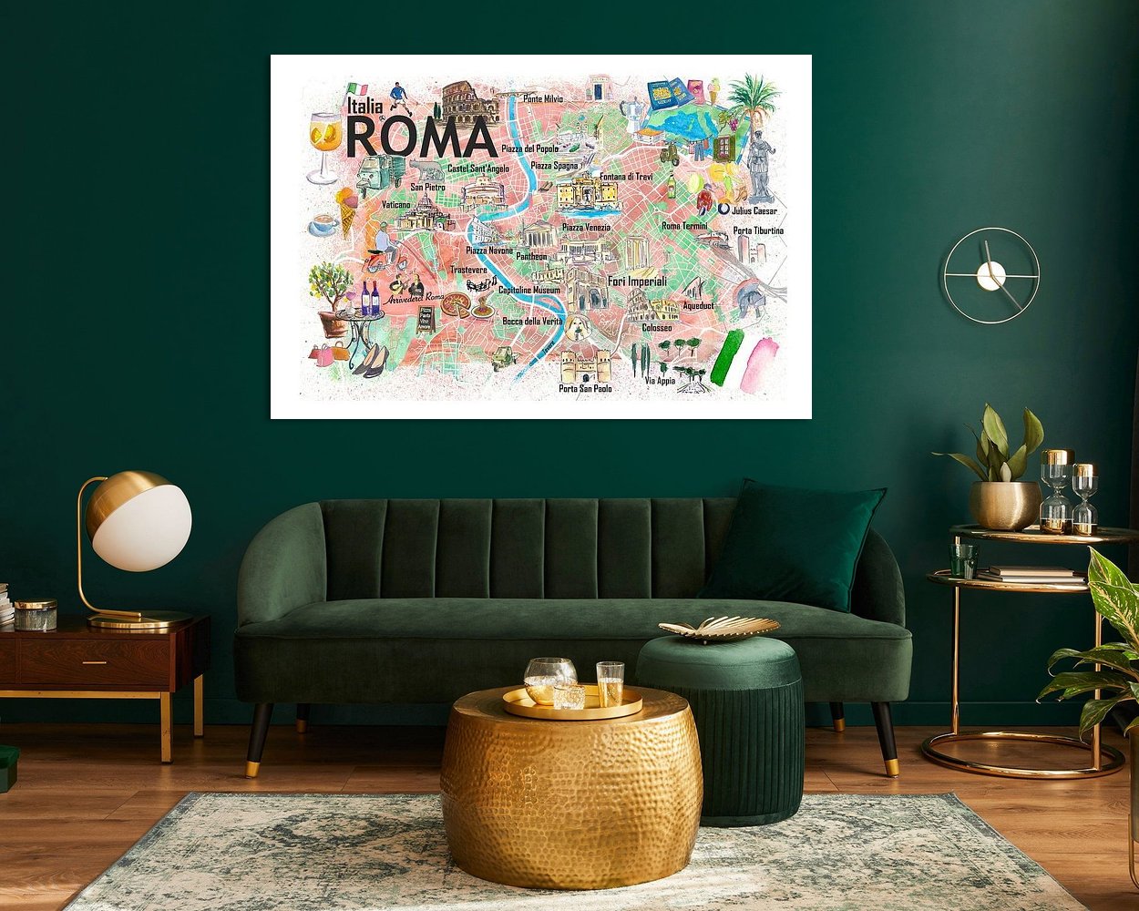 Example of the artwork in a room