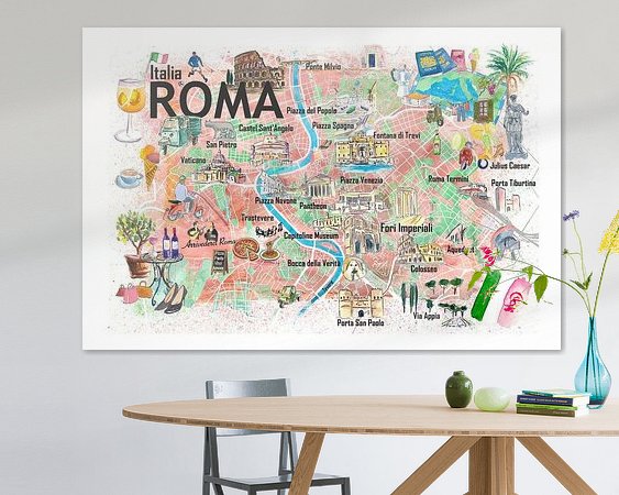 Example of the artwork in a room