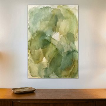 Sage Haze — Layered Green Wash by nekochan23