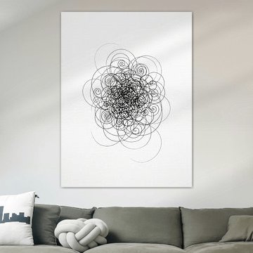 Knoten aus Linien – Abstrakte Verflechtung