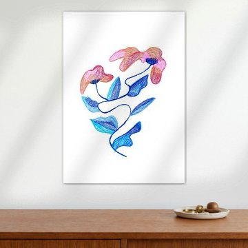 Abstract Flower by Rafaela Mascaro