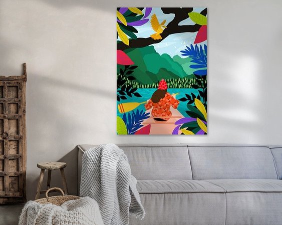 Example of the artwork in a room