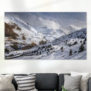Paysage hivernal à Boi Taull, dans les Pyrénées catalanes sur PhotoCluster