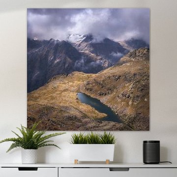 Le lac de Caraussans dans les Pyrénées françaises sur PhotoCluster