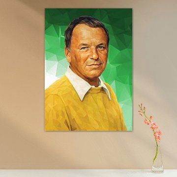 Portret van Frank Sinatra van Low Profile