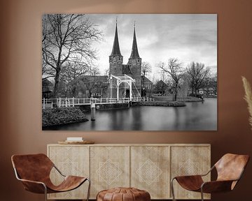 De Oostpoort in Delft, Nederland van Christa Thieme-Krus