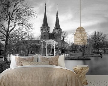 The East Gate of Delft, the Netherlands by Christa Krus