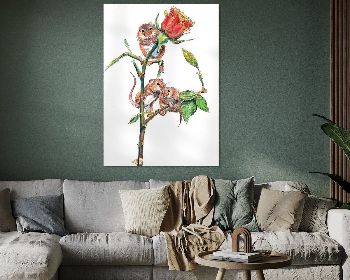 Example of the artwork in a room