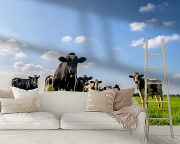 Gruppe von Kühen in die Linse von Sjoerd van der Wal Fotografie