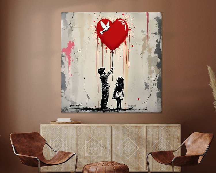 Example of the artwork in a room
