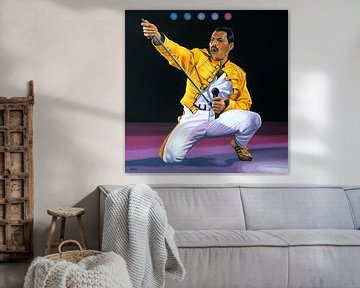 Freddie Mercury Live schilderij