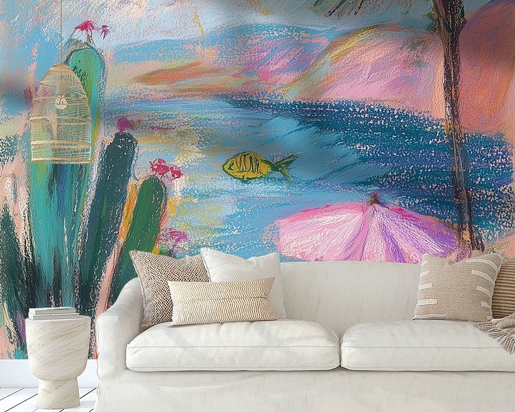 Example of the artwork in a room