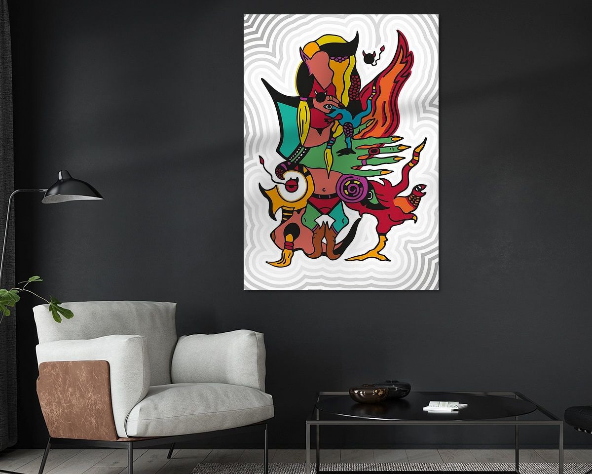 Example of the artwork in a room