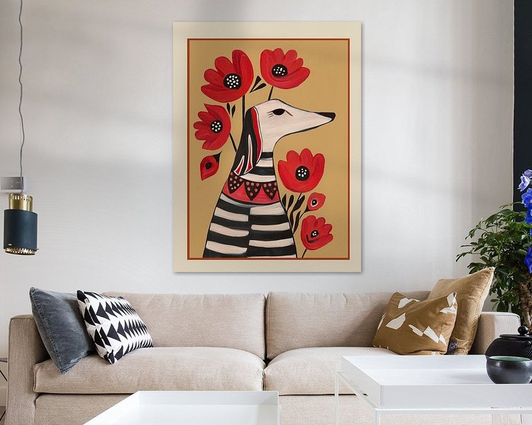 Example of the artwork in a room