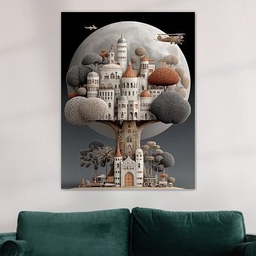 L'arbre palais sur Catherine Fortin