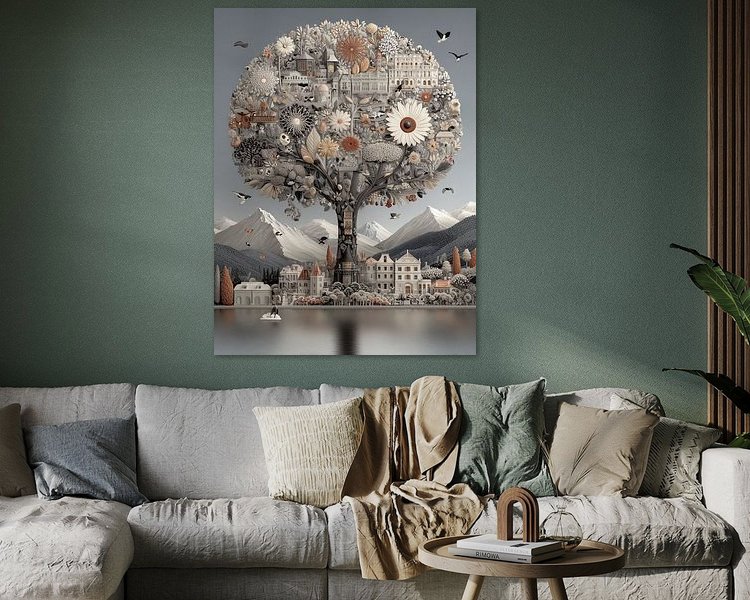 Example of the artwork in a room