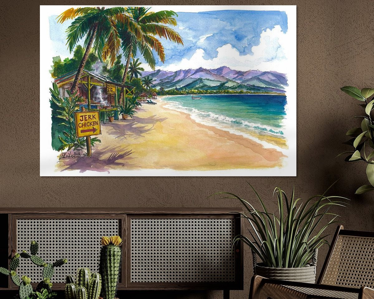Example of the artwork in a room