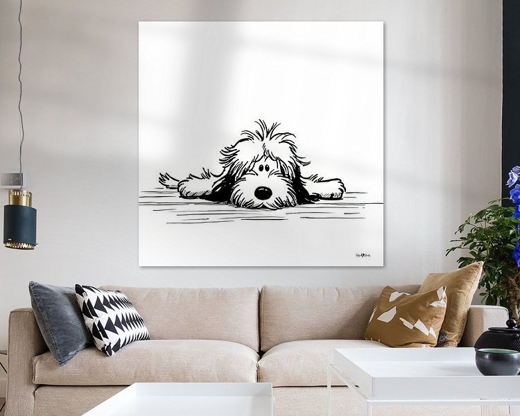 Example of the artwork in a room