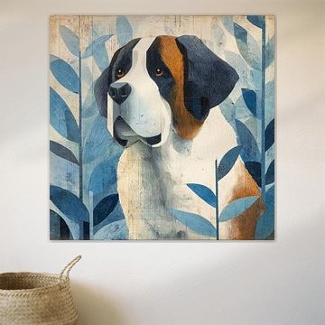 Altes Hundeportrait von Jutta Maria Pusl
