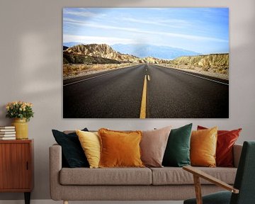 Road through Death Valley - California by Blijvanreizen.nl Webshop