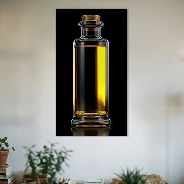 Gold in einer Glasflasche von TheXclusive Art