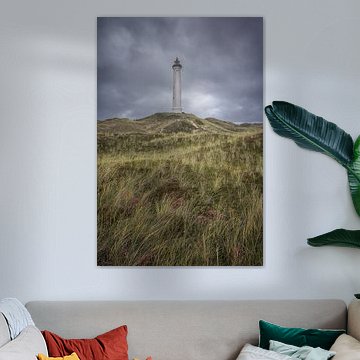 Lyngvig Lighthouse in Jutland, Denmark by PhotoCluster