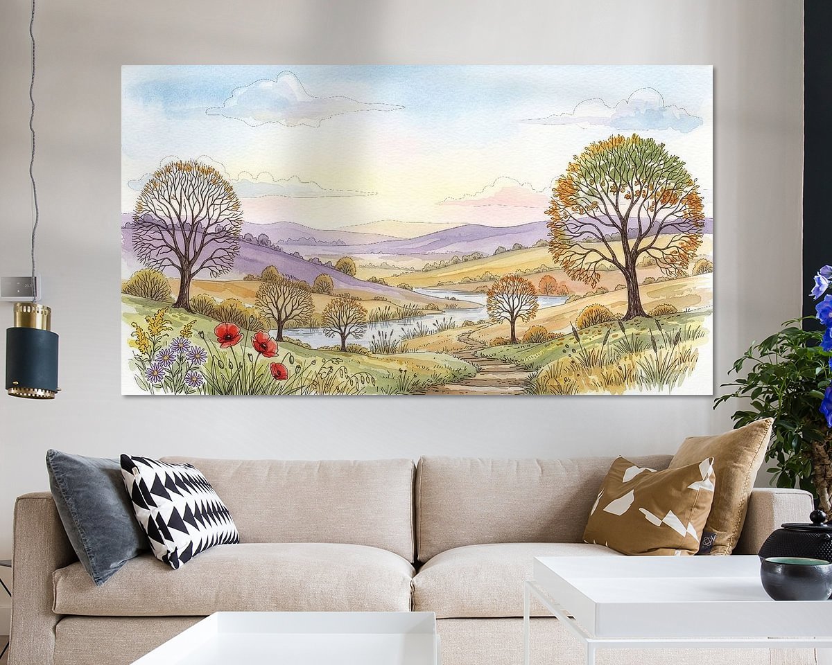 Example of the artwork in a room