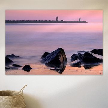 Coucher de soleil à Scheveningen sur Caroline Drijber Guérain