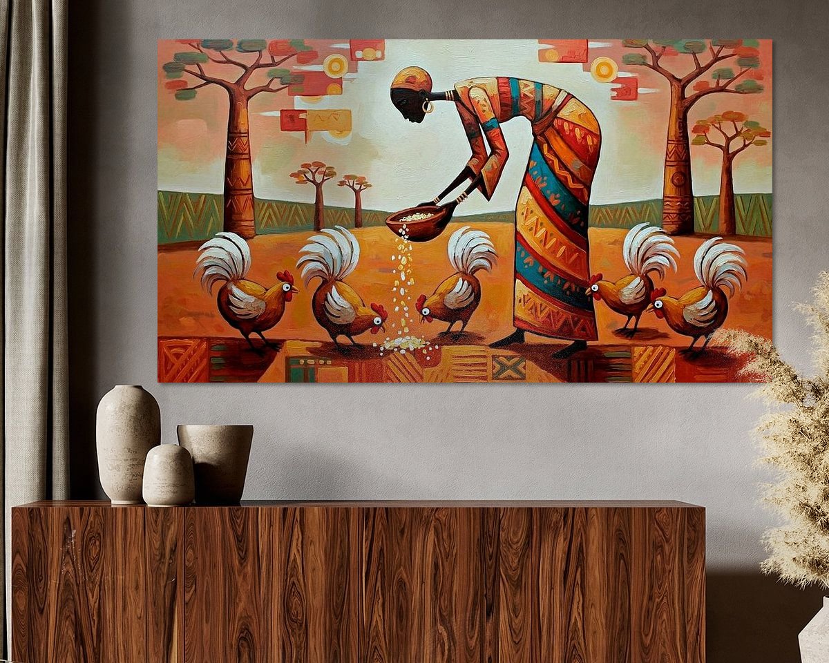 Example of the artwork in a room