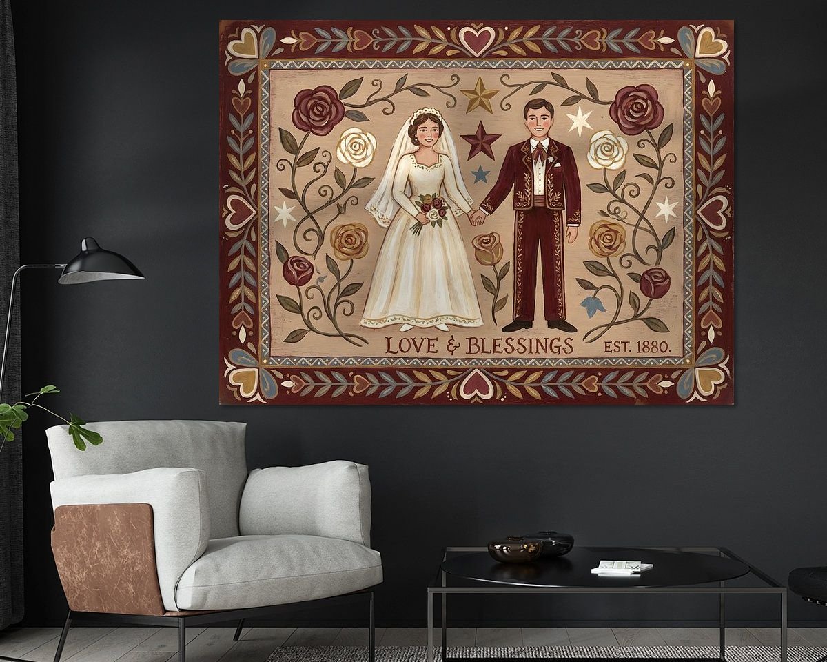 Example of the artwork in a room
