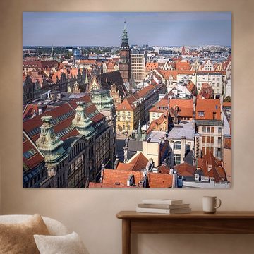 Panorama de Wroclaw depuis le pont des Pénitents, près de l'église Sainte-Marie, P sur PhotoCluster