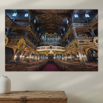 La beauté de l'intérieur de l'église de la Paix d'', en Pologne sur PhotoCluster