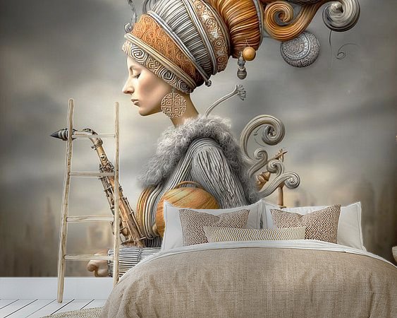 Example of the artwork in a room
