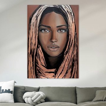 Woman in Rose Gold