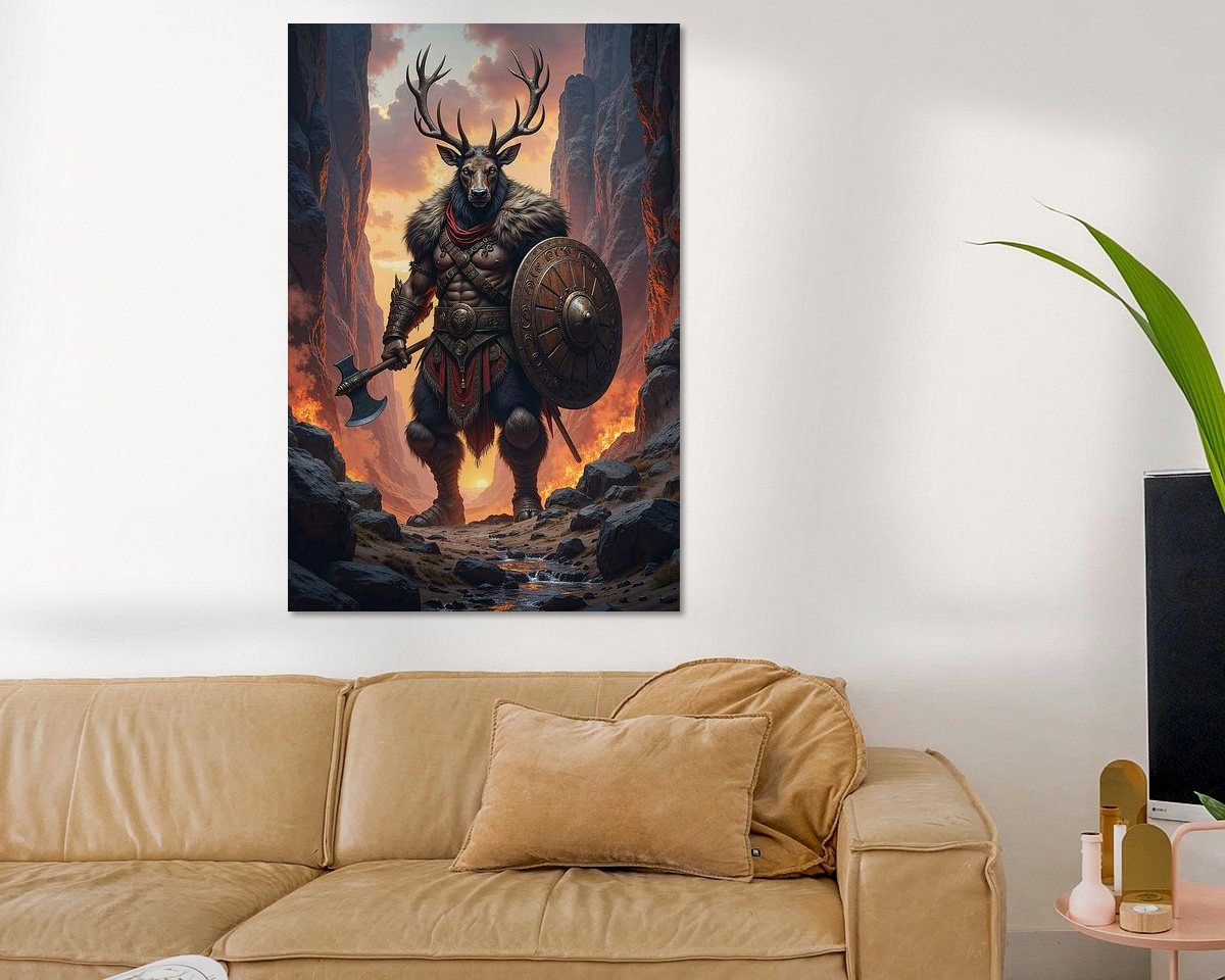 Example of the artwork in a room