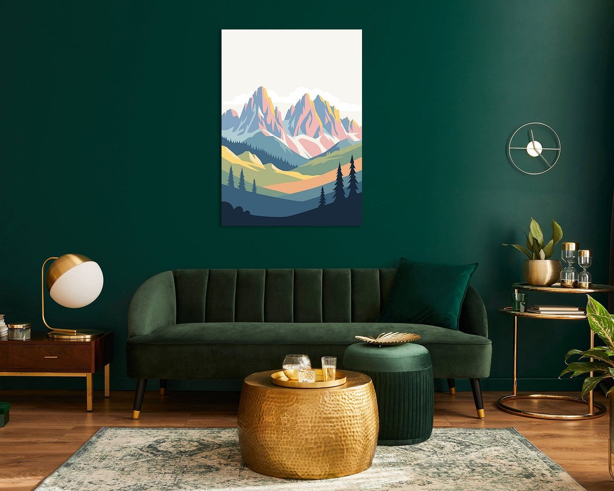 Example of the artwork in a room
