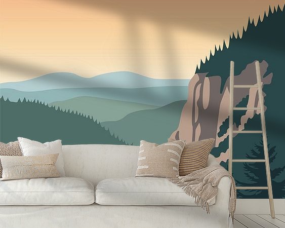 Example of the artwork in a room