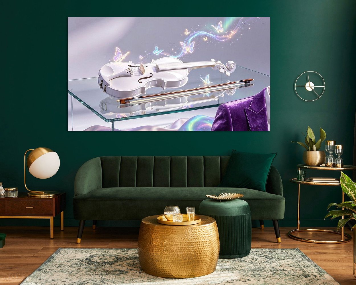 Example of the artwork in a room