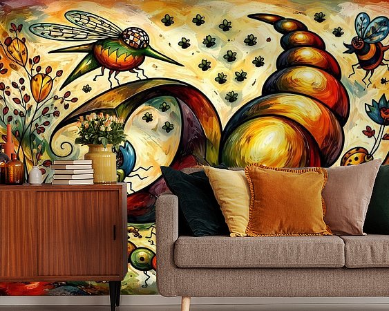 Example of the artwork in a room