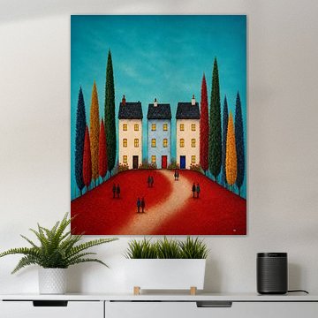 Stille Zypressen von vincenzomarzocchiartist