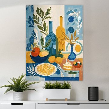 Scène méditerranéenne en couleurs sur Imagine