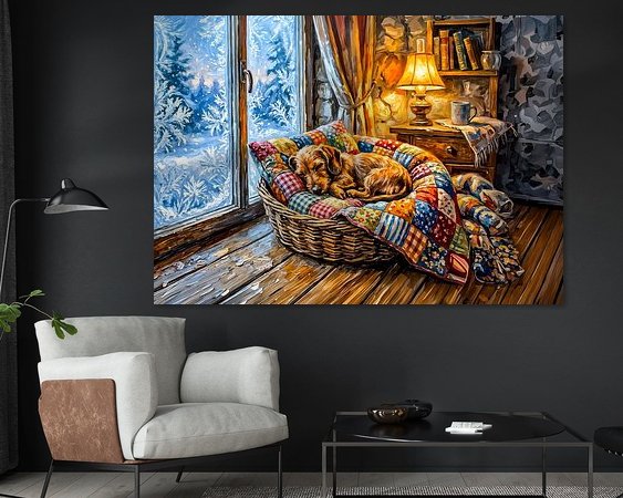 Example of the artwork in a room