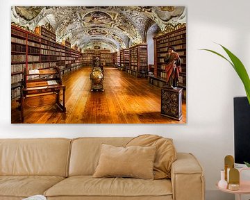 Bibliothek des Klosters Strahov in Prag, Tschechische Republik von Roy Poots