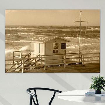 Maison de plage au bord de la mer du Nord sur Matthias Stolt