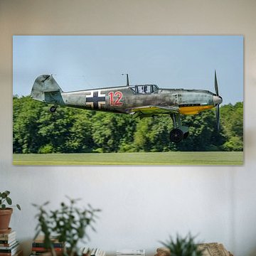 Luftwaffe Messerschmitt Bf 109 E-4 Jagdflugzeug. von Jaap van den Berg
