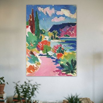 Côte méditerranéenne et le sentier rose sur Niklas Maximilian